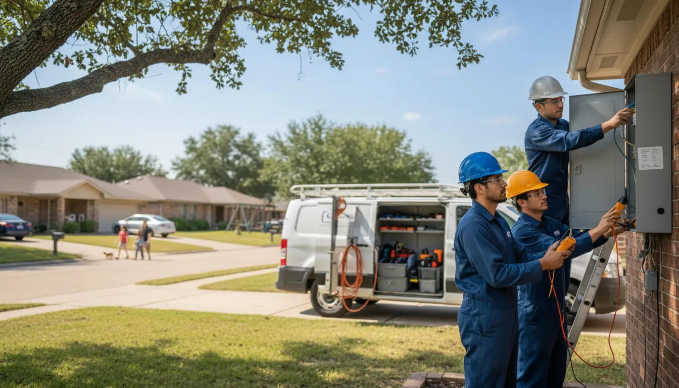 Certified electrician providing emergency electrical services in Jeffersonville, OH
